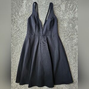 Simple Black Skater Dress